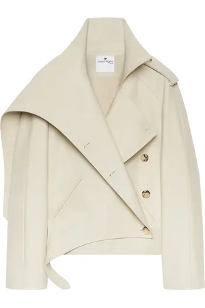 Courrèges Kort oblique-trenchcoat