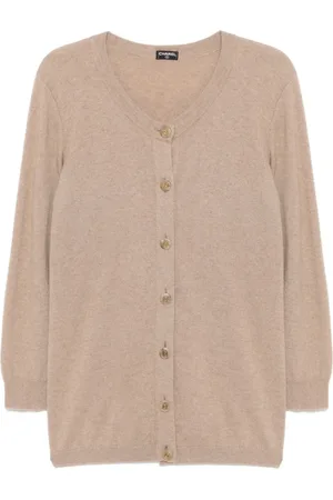 CHANEL Cardigan med V-hals fra 1990-00
