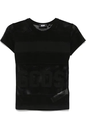 GCDS T-shirt i net med logo