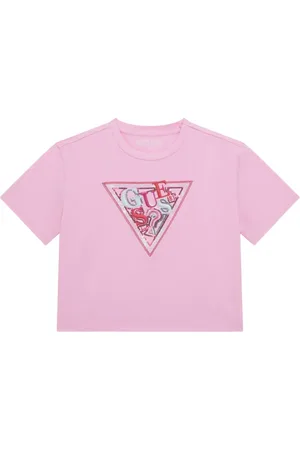 Guess T-shirt med grafisk tryk og pailletter