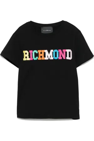 John Richmond T-shirt med broderet logo
