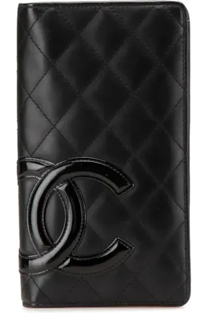 CHANEL Lang quiltet Cambon Ligne foldepung i lammeskind fra 2013-2014