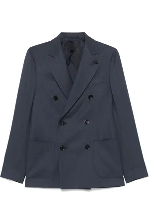 LARDINI Dobbeltradet blazer