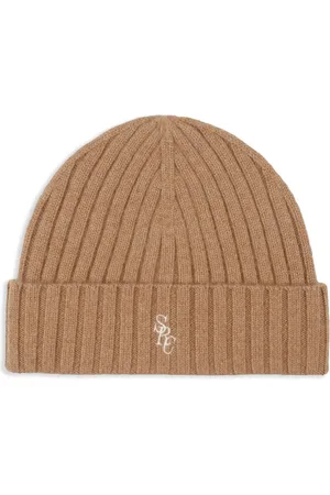 Sporty & Rich Ribstrikket hue