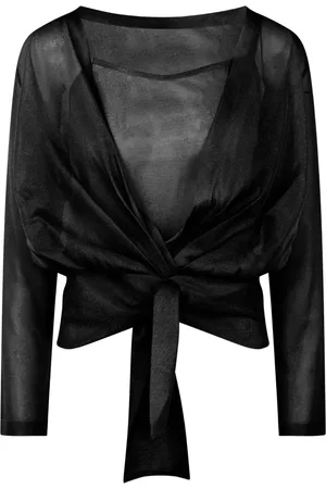 Alberta Ferretti Halvgennemsigtig bluse