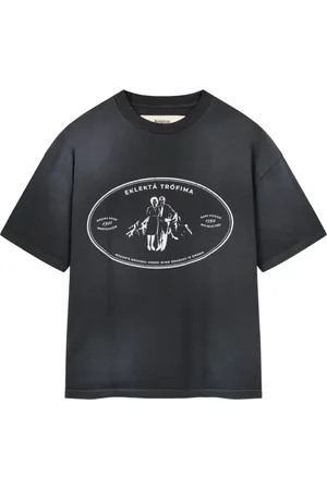 ROUGH. Afslappede T-shirt med grafisk tryk