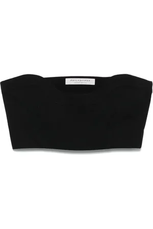 Serafini Cropped top i voile
