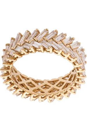 Anita Ring i 18 karat guld med baguette-slebet diamant