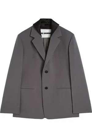 Jil Sander Skræddersyet jakke med aftagelig krave