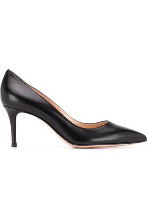 Gianvito Rossi Pumps med mellemhøj hæl og spids tå