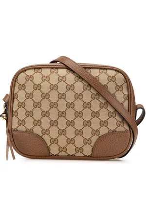 Gucci GG Bree crossbody-taske i lærred fra 2016-2024