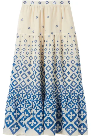 Claudie Pierlot Lang Provençal nederdel