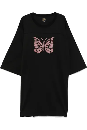 Pins & Needles T-shirt med sommerfugletryk
