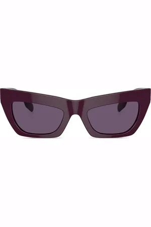 Burberry Cat-eye solbriller med logoplade