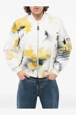 Alexander McQueen Polstret Beta Flower bomberjakke