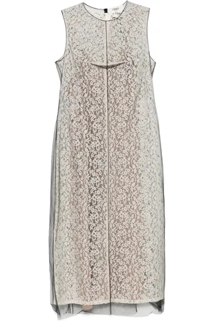 Fendi Mellemlang blondekjole