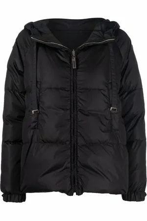 Max Mara Dynejakke med hætte