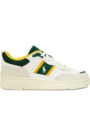 Ralph Lauren Sneakers i læder med logobroderi