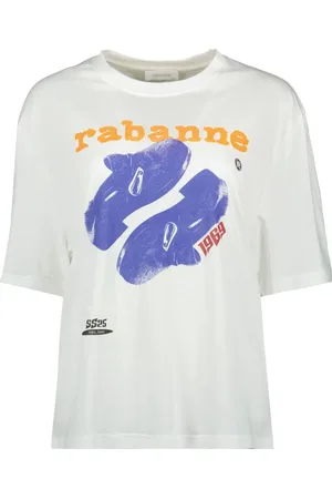 Paco rabanne T-shirt med grafisk tryk