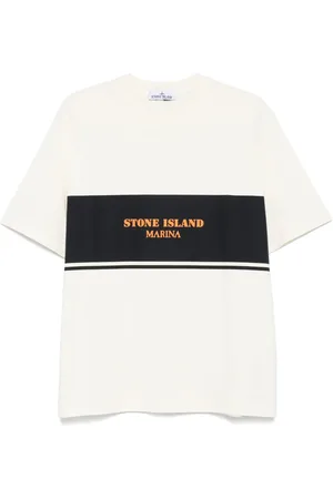 Stone Island T-shirt med logotryk