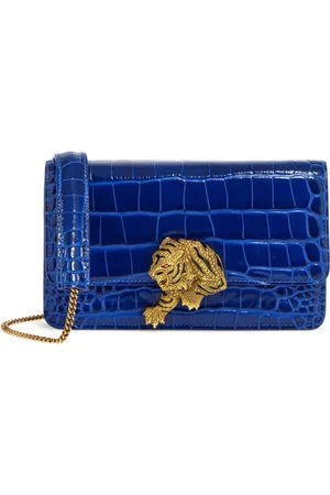 Roberto Cavalli Skuldertaske med krokodilleeffekt