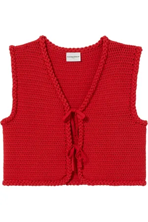 Claudie Pierlot ærmeløs hæklet vest
