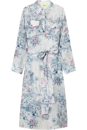 Twin-Set Skjortekjole med blomstertryk