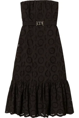 Twin-Set Kjole med broderie-anglaise