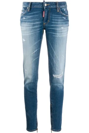 Dsquared2 Skinny-jeans med slitageeffekt