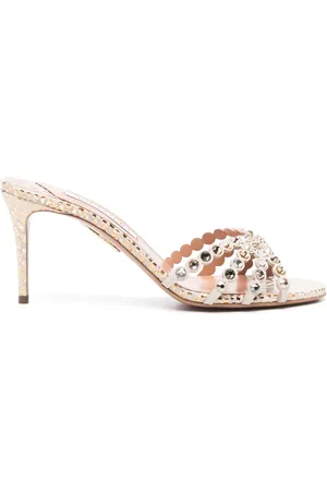 Aquazzura 75 mm Tequila mules