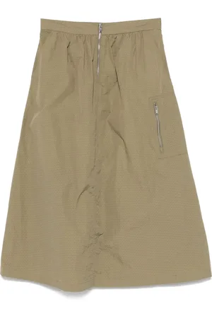 DKNY Mellemlang perforeret nederdel