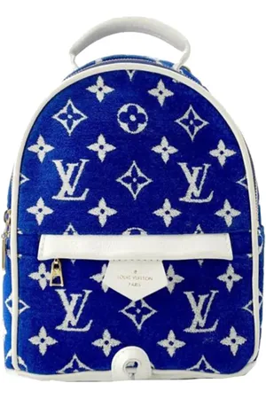 LOUIS VUITTON Mini Palm Springs rygsæk i velour med monogram-jacquard fra 2017-2024