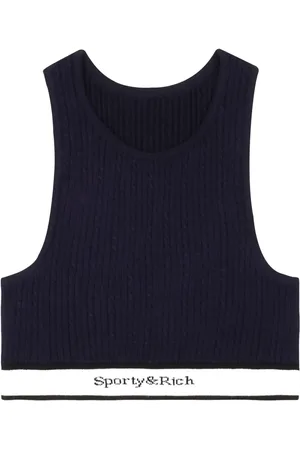 Sporty & Rich Kabelstrikket tanktop