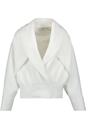 IRO Cropped jakke med kravedetalje