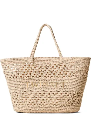 Twin-Set Tote med logobroderi