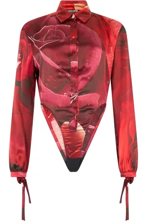Roberto Cavalli Bodysuit med abstrakt tryk