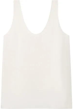 Another Tomorrow Tanktop i silke