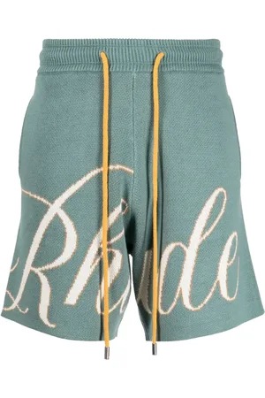Rhude Intarsia-strikkede shorts med logo