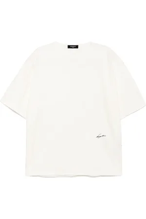 SONGZIO Ensfarvet T-shirt med logo