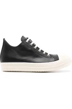 Rick Owens Sneakers i læder med colourblocking