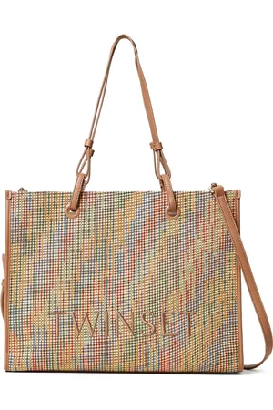 Twin-Set Tote med logobroderi