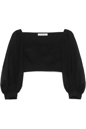 Serafini Cropped top i voile