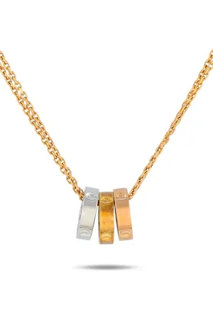 LOUIS VUITTON Empreinte halsband med hänge i 18K guld
