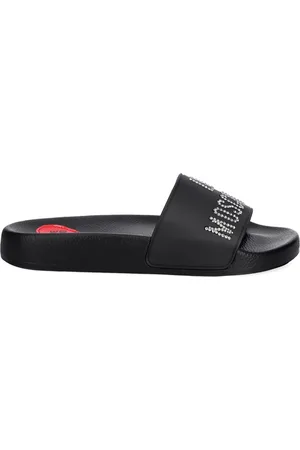Moschino Sandaler med rhinstenudsmykning