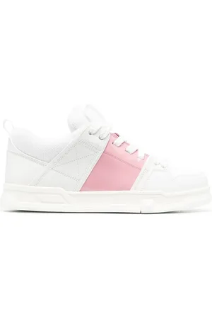 VALENTINO GARAVANI Sneakers i læder med præget logo
