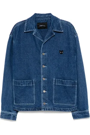 SONGZIO Denimjakke med åben krave