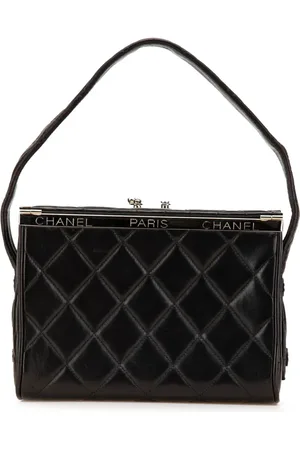 CHANEL Quiltet håndtaske i lammeskind fra 1996-1997