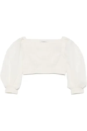 Serafini Cropped top i voile