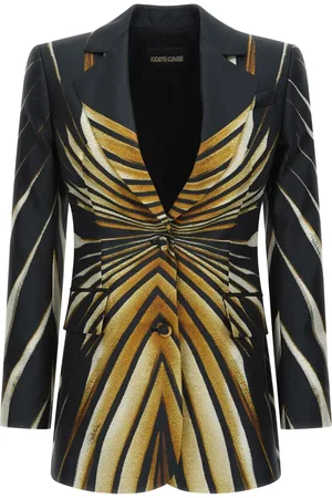 Roberto Cavalli Skræddersyet blazer med zebratryk