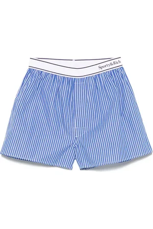 Sporty & Rich Shorts med logolinning